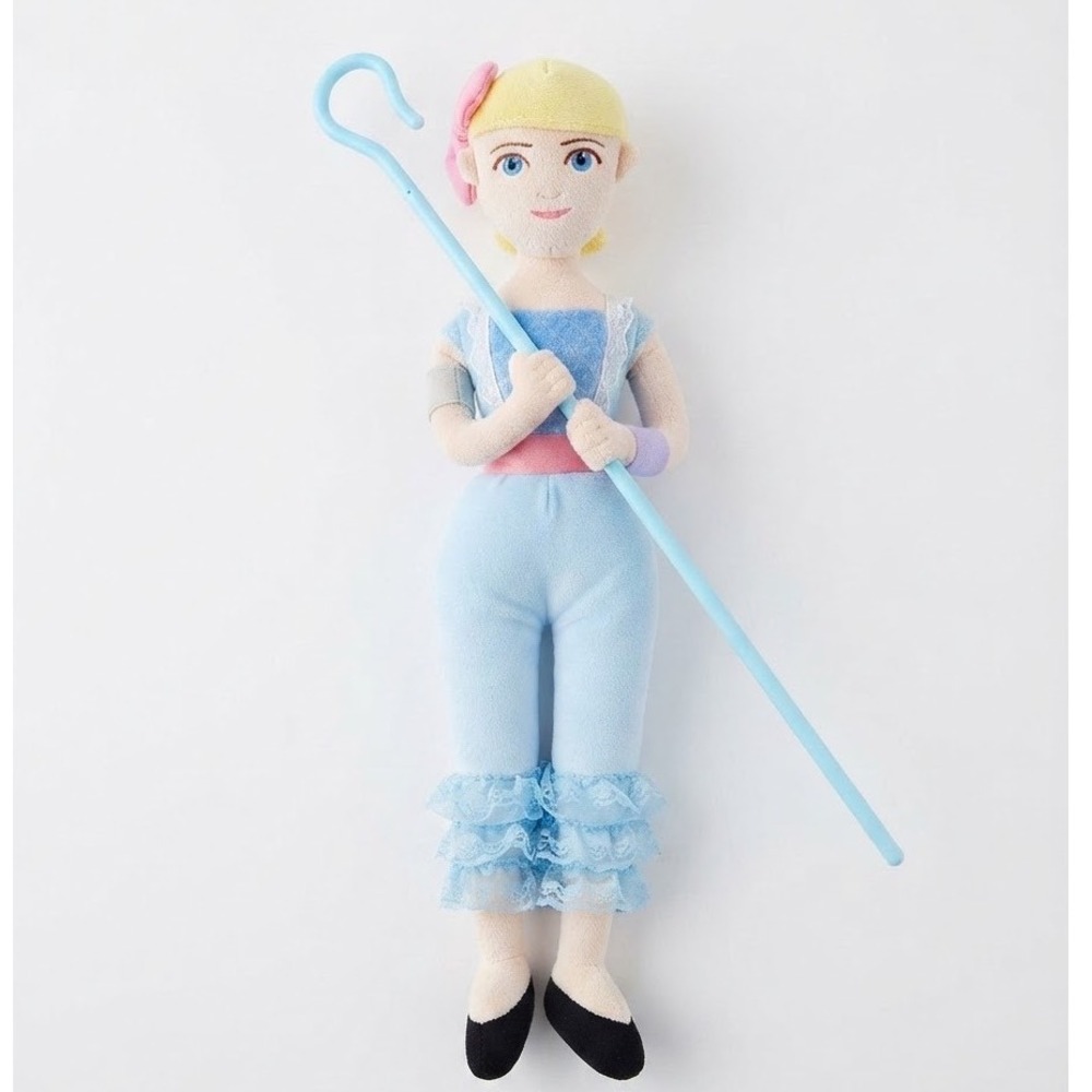 Disney Pixar Toy Story 4 Bo Peep 2.0 Plush Doll Blue Staff Shepherdess Toy 18in